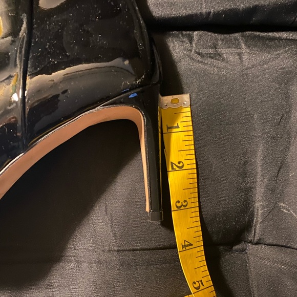 THEORY BLACK PATENT LEATHER BOOTIE NIB SIZE 10 MADE IN ITALY VERY RIGHT … - Picture 5 of 5